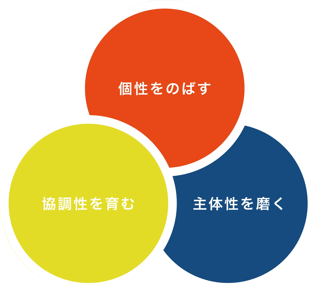 ひらめきのいえの他の保育園や幼稚園との違い：個性をのばす、協調性を育む、主体性を磨く