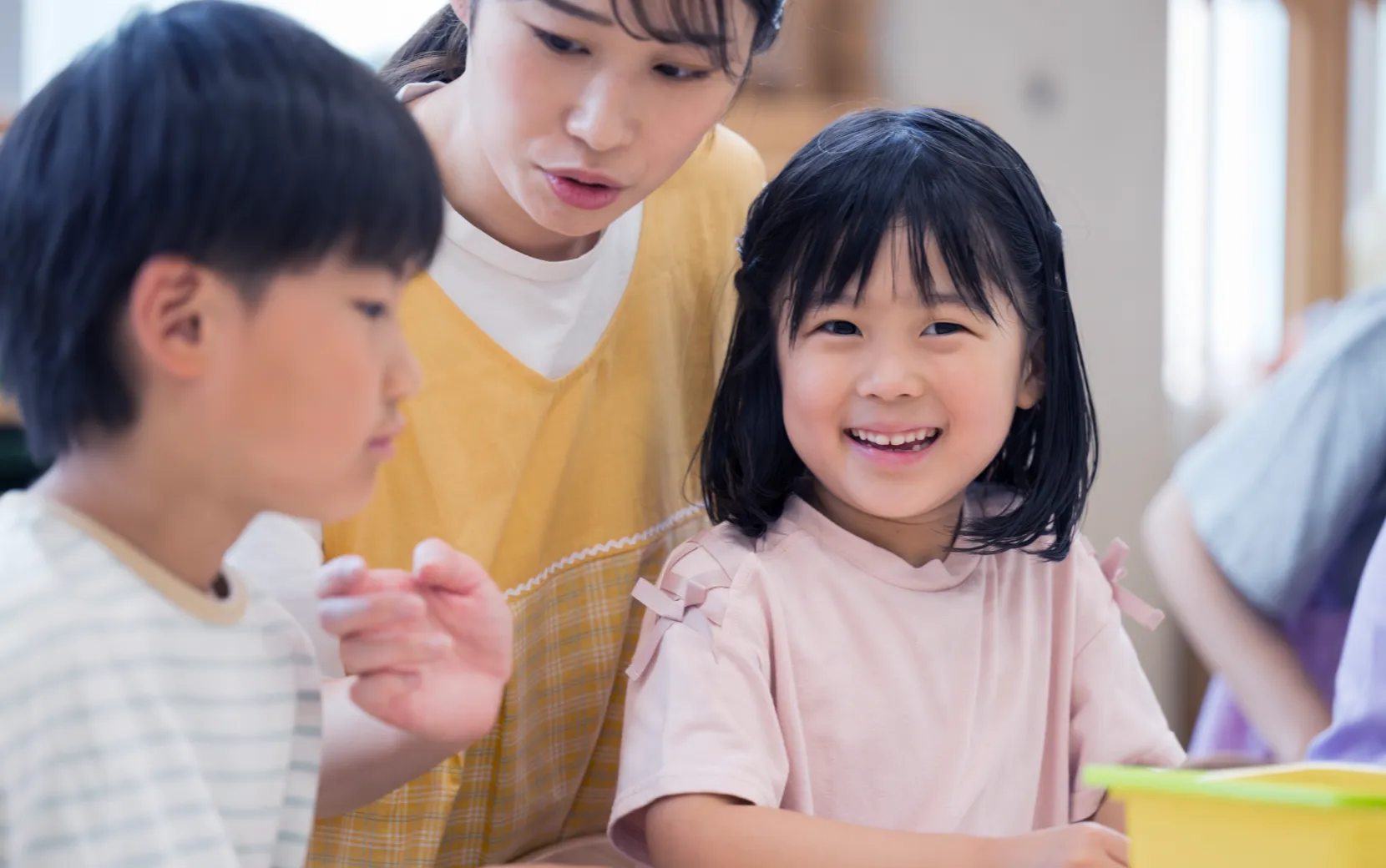 泉佐野市幼児教室ひらめきのいえ　幼児クラスの様子